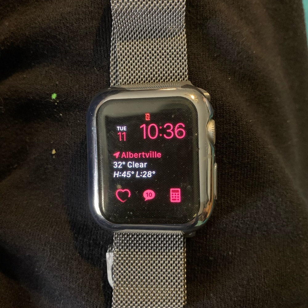 Series 1 Apple Watch with charger